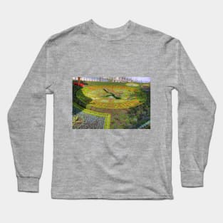 Floral Clock Long Sleeve T-Shirt